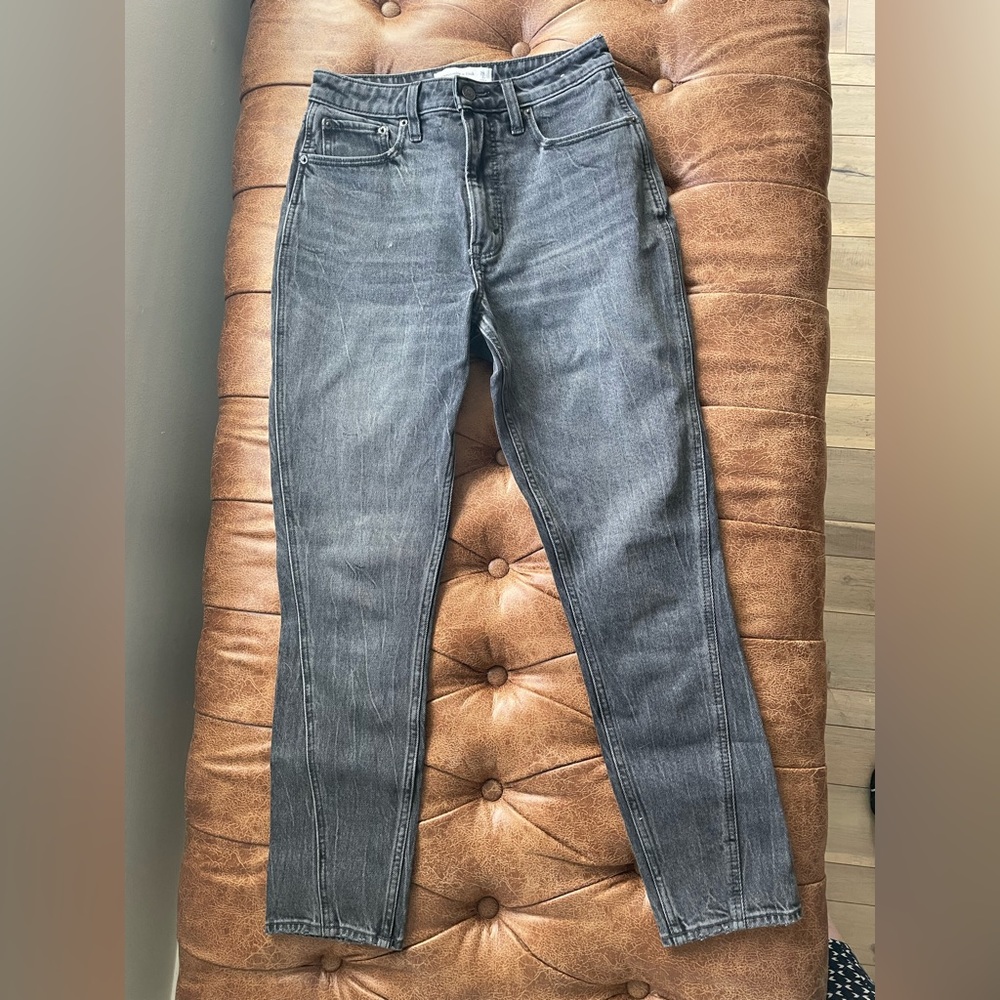High rise skinny jeans